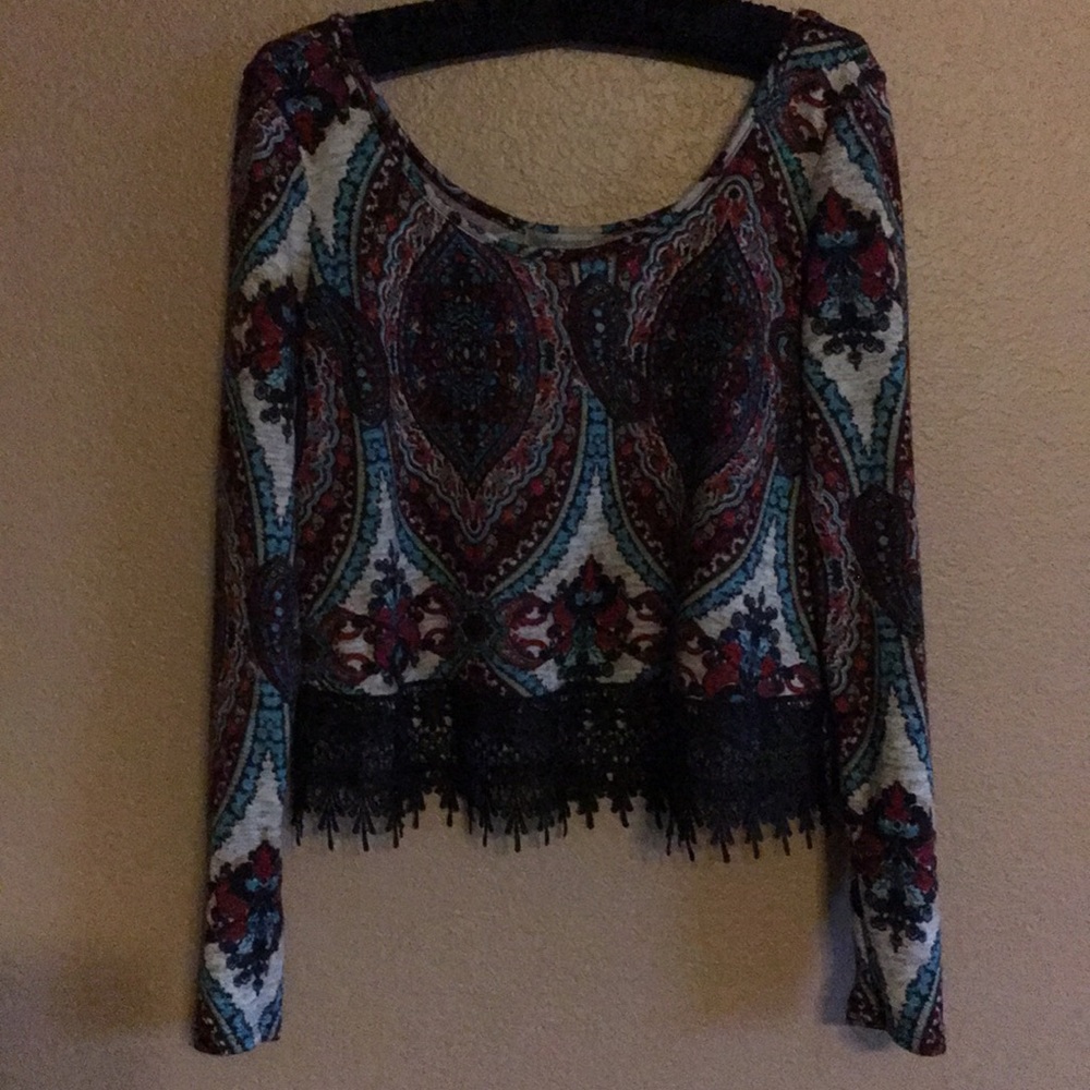 Charlotte Russe Crop Top Sz Large